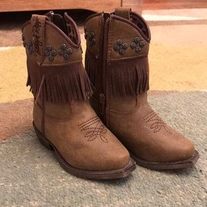 Toddler Girls cowboy boot size 4